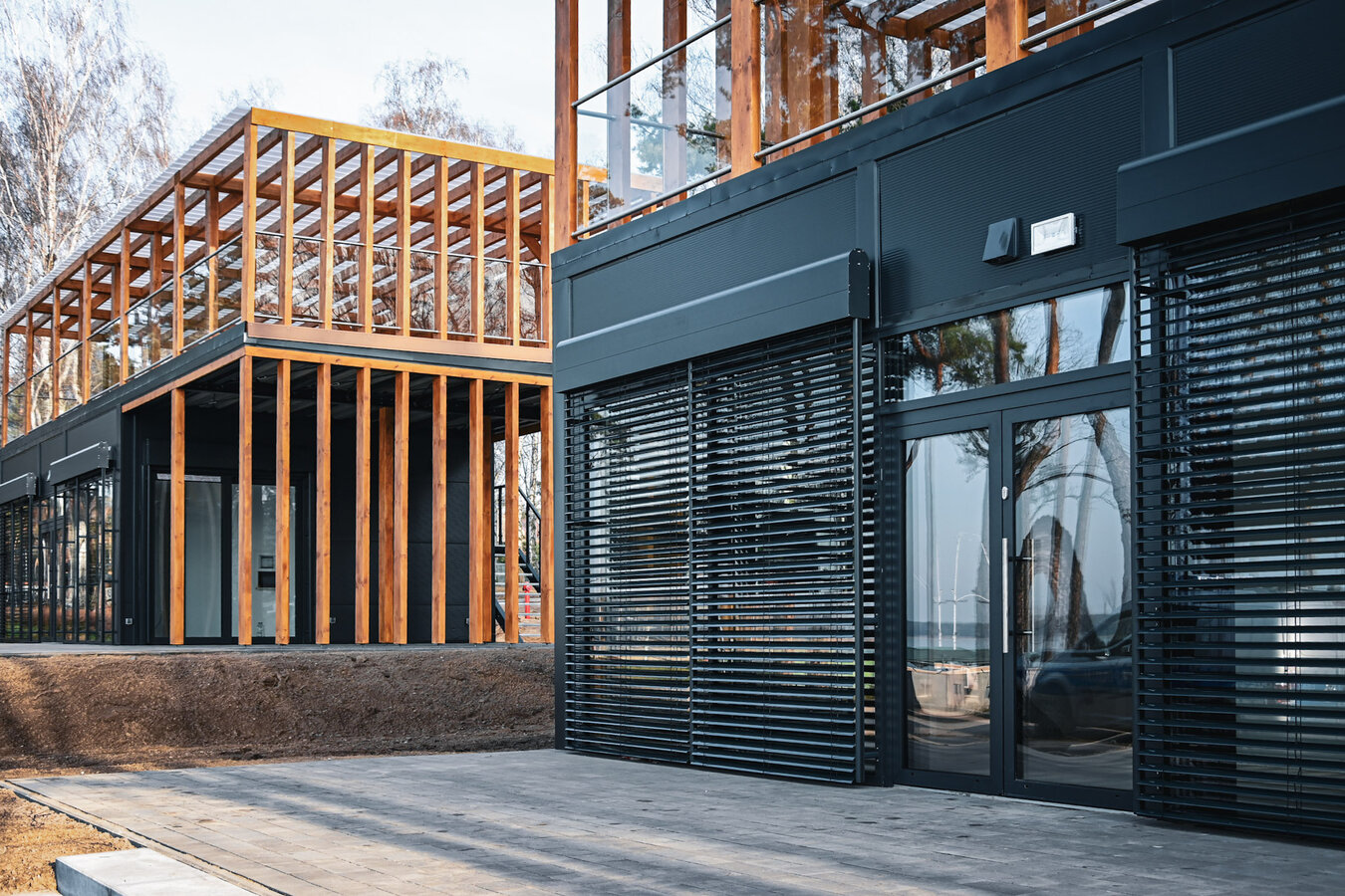 Budowa 2 pawilonów usługowych w Sławie 